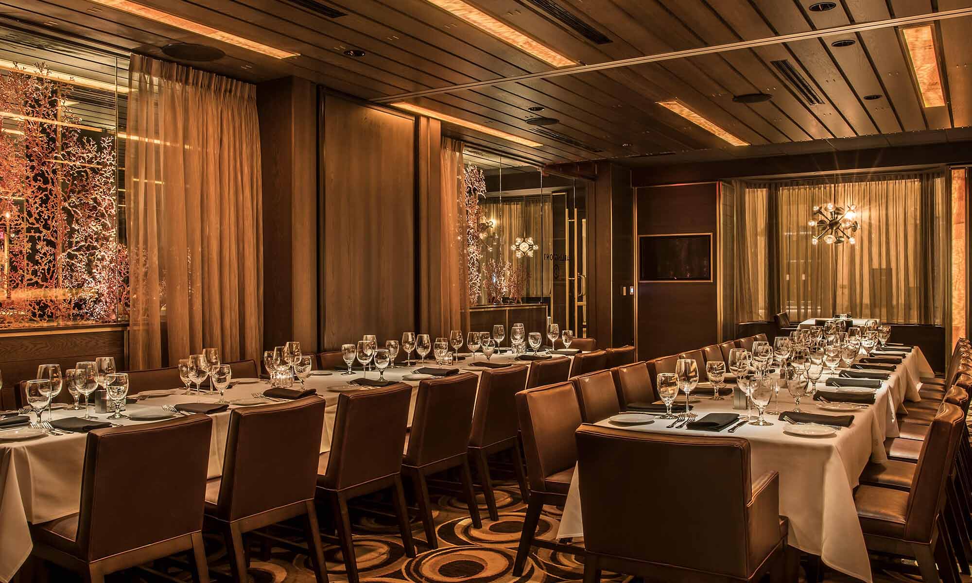 Arlington Room interior private dining room a Washington D.C. Ocean Prime