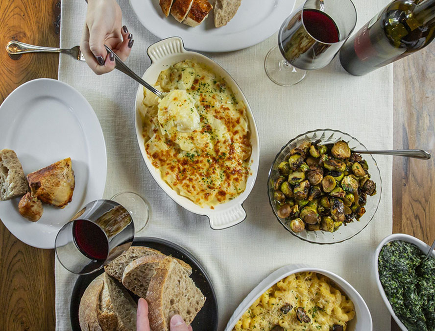 A Thanksgiving spread prepared by the chefs at Ocean Prime.